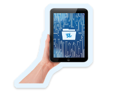 A computer screen showing a folder with the word Uniper on it